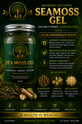 🌿 The ALF Bladderwrack Blend™ Sea Moss Gel – 16 oz