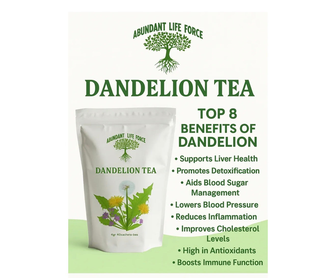 Té de diente de león