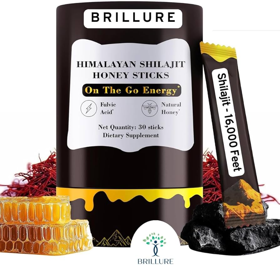 Pure Himalayan Shilajit Honey Sticks for Men and Women