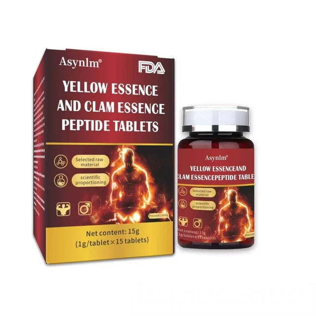 Men’s Vitality & Performance Support Tablets | Premium Peptide Formula | Energy, Stamina & Confidence Support | 15 Tablets