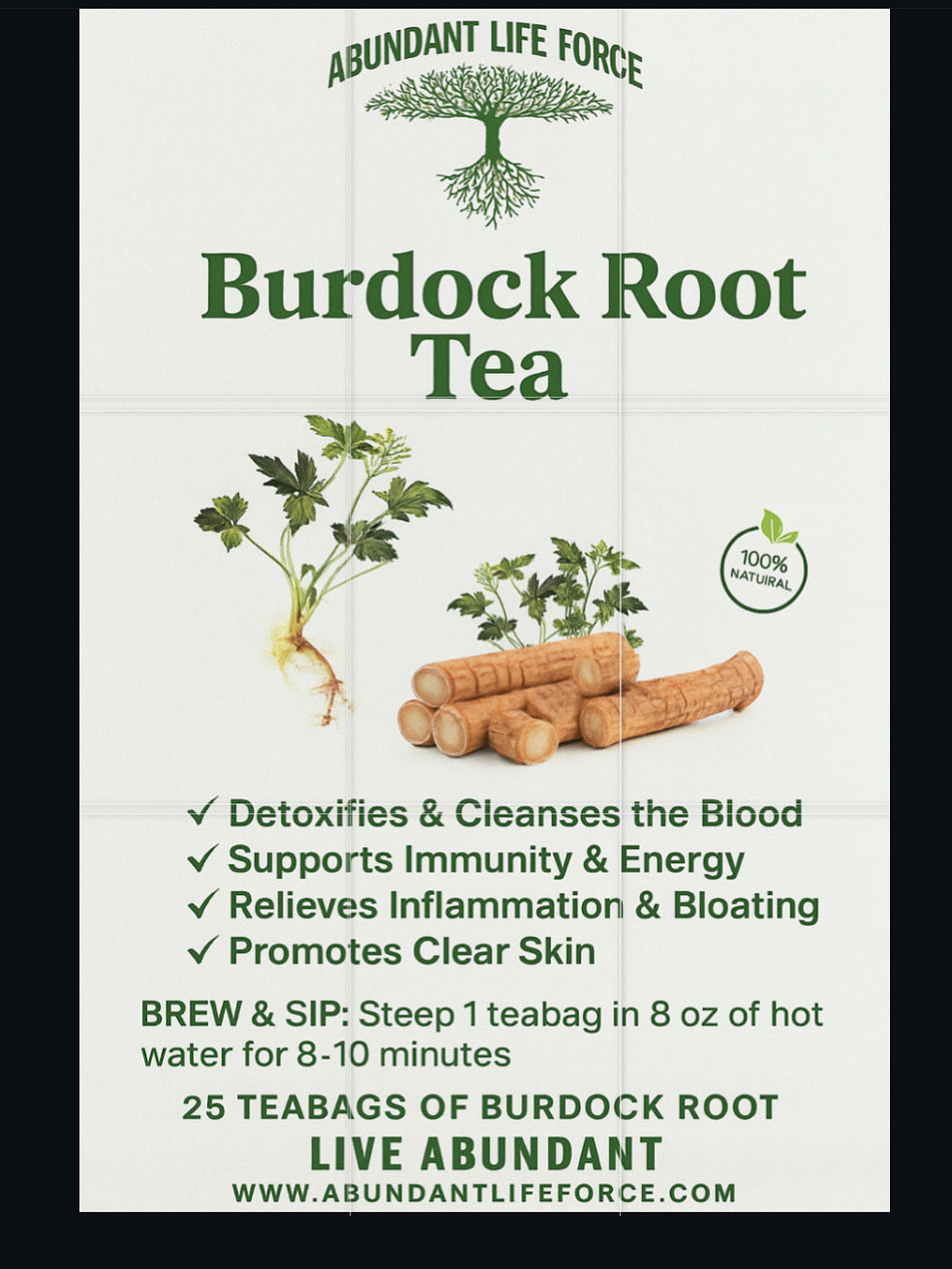 Té de raíz de bardana – Limpia, cura y energiza