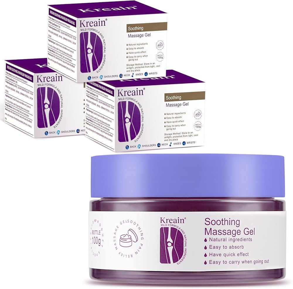 Comfort Massage Gel | Soothing Joint & Muscle Relief Gel | Fast Absorbing Herbal Massage Formula
