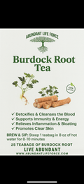 Té de raíz de bardana – Limpia, cura y energiza