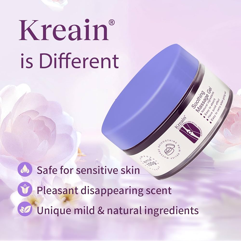 Comfort Massage Gel | Soothing Joint & Muscle Relief Gel | Fast Absorbing Herbal Massage Formula