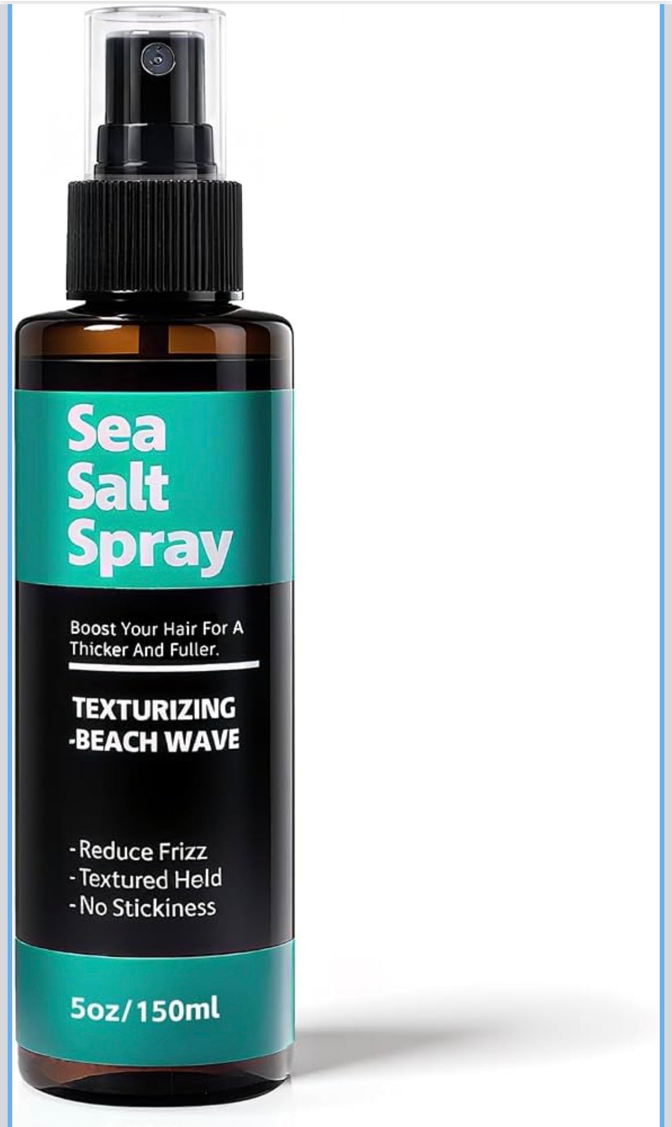 Sea Salt Hair Spray | Texturizing Beach Wave Spray | Volume, Texture & Frizz Control | 5 oz (150mL)