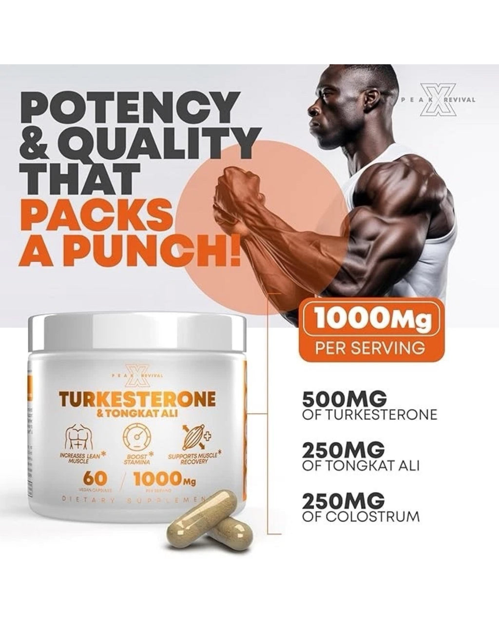 Turkesterone y Tongkat Ali