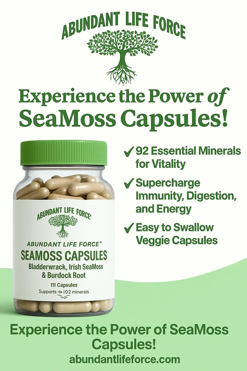 Bladderwrack, Irish Moss & Burdock Root Capsules