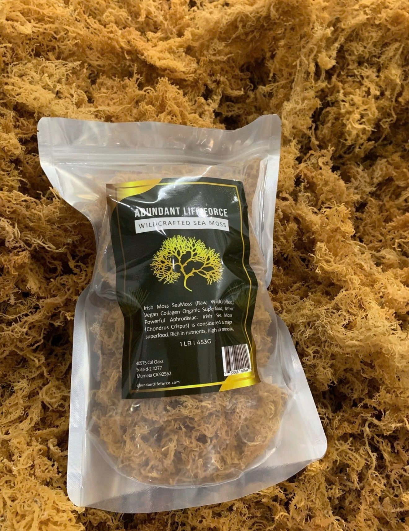 🪷 Musgo Marino Silvestre Abundant Life Force “El superalimento de la naturaleza · Puro · Potente · Con un propósito”